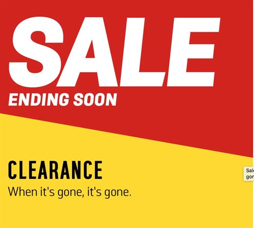 argos clearance