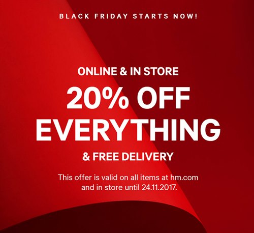 Black Friday warehouse sale: Extra 20% off already